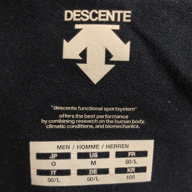 DESCENTE(デサント)のDESCENTE ALLTERRAIN XL NAVY メンズのジャケット/アウター(マウンテンパーカー)の商品写真