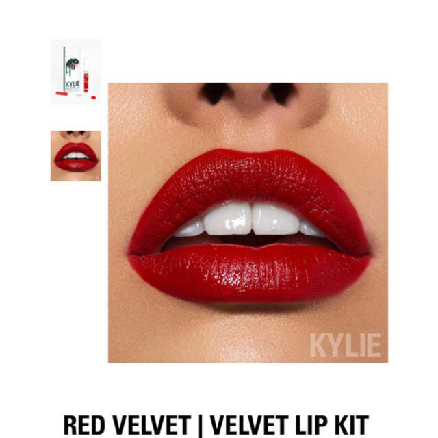 Kylie Cosmetics(カイリーコスメティックス)の新品未使用 正規品 kylie cosmetics Velvet lipkit  コスメ/美容のベースメイク/化粧品(口紅)の商品写真