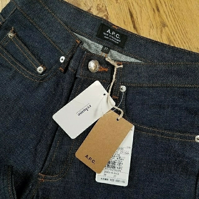 A.P.C - 新品 タグ付き A.P.C. デニムパンツ 27 赤耳の通販 by A.P.C - 新品 タグ付き A.P.C. デニムパンツ 27 赤耳の通販 by