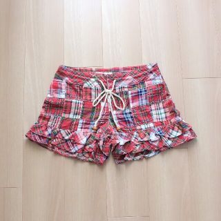 アンティローザ(Auntie Rosa)の美品 チェックショーパン(ショートパンツ)