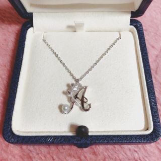 ミキモト(MIKIMOTO)のMIKIMOTO イニシャルネックレス A(ネックレス)