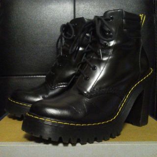 【激レア】Dr.Martens PERSEPHONE UK5 黒 ヒールブーツ