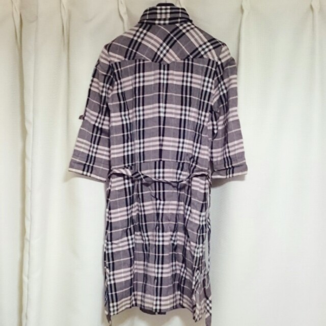 BURBERRY(バーバリー)の◆148 BURBERRY BLUE LABEL　ピンクチェックワンピース 36 レディースのワンピース(ひざ丈ワンピース)の商品写真