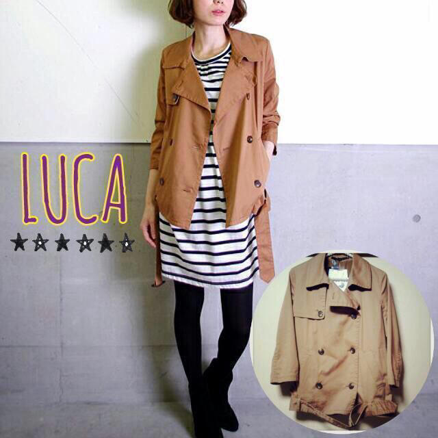 LUCA(ルカ)の未使用タグ付♡薄手トレンチコート レディースのジャケット/アウター(トレンチコート)の商品写真