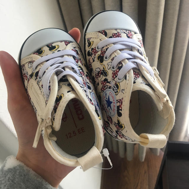 CONVERSE(コンバース)のコンバース☆ミニー スニーカー キッズ/ベビー/マタニティのベビー靴/シューズ(~14cm)(スニーカー)の商品写真