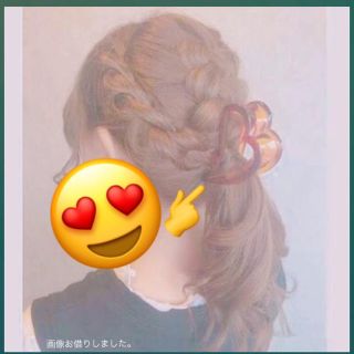 ロキエ(Lochie)のロキエ ハート ヘアクリップ(バレッタ/ヘアクリップ)