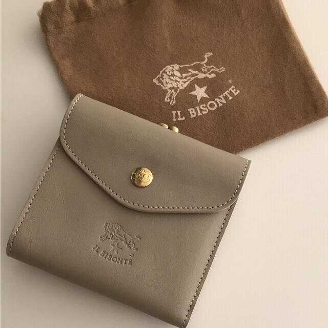 IL BISONTE - 新品未使用♡イルビゾンテ 限定カラー トープ コンパクト がま口 2つ折り財布の通販 by HENRIKA shop