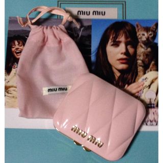 ミュウミュウ(miumiu)のmiumiu 非売品ミラー 新作香水 ローロゼオードトワレ(ミラー)