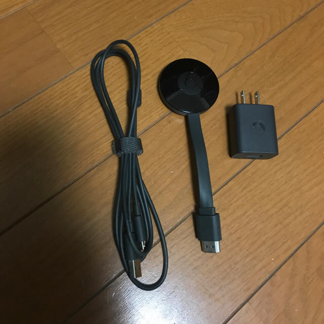 Chromecast  クロームキャスト  Google スマホ/家電/カメラのテレビ/映像機器(テレビ)の商品写真