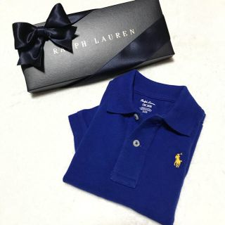 ラルフローレン(Ralph Lauren)の新品✨ブルー ポロシャツ 24M/90(Tシャツ/カットソー)