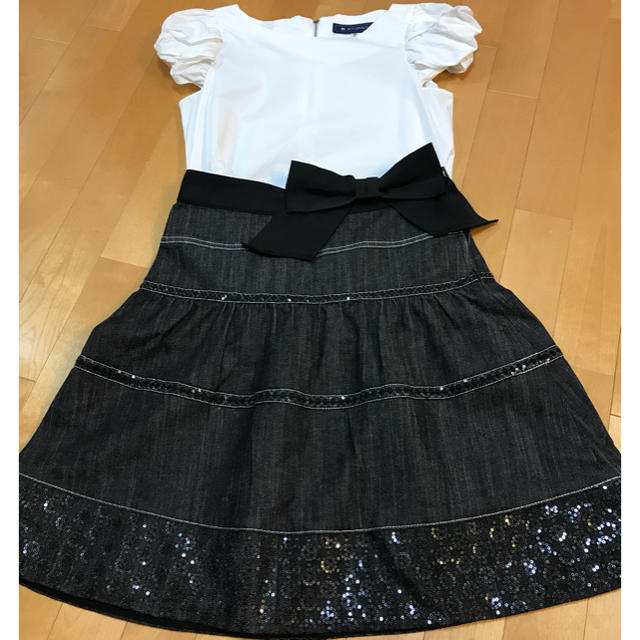 TO BE CHIC(トゥービーシック)のTO BE CHIC♡デニムスカート♡美品 レディースのスカート(ひざ丈スカート)の商品写真