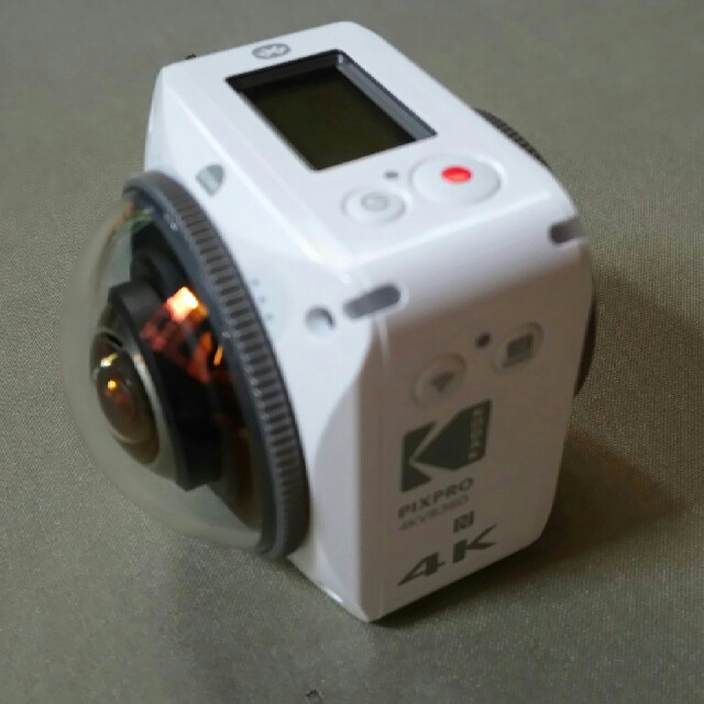 【お1人様1点限り】 【送料込み】アクションカム KODAK 4KVR360 PIXPRO ビデオカメラ