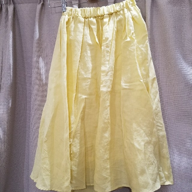IENA(イエナ)のモードローブ　MODEROBE リネンフレアースカート レディースのスカート(ひざ丈スカート)の商品写真