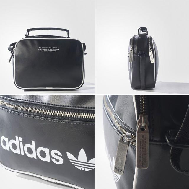 adidas(アディダス)の黒【新品/即日発送OK】adidas オリジナルス ミニ AIRL ビンテージ レディースのバッグ(メッセンジャーバッグ)の商品写真