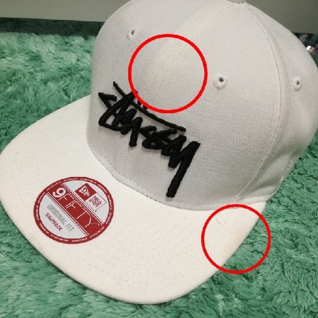 STUSSY(ステューシー)の【Sale】STUSSY　ホワイト　キャップ レディースの帽子(キャップ)の商品写真