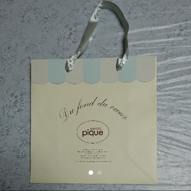 gelato pique(ジェラートピケ)のジェラートピケ 紙袋 レディースのバッグ(ショップ袋)の商品写真