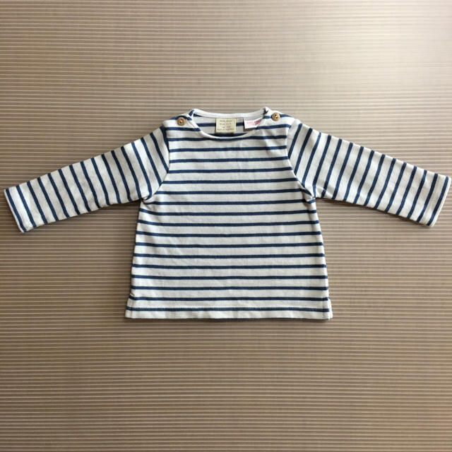 ZARA KIDS(ザラキッズ)のZARA  ボーダーシャツ キッズ/ベビー/マタニティのベビー服(~85cm)(Ｔシャツ)の商品写真