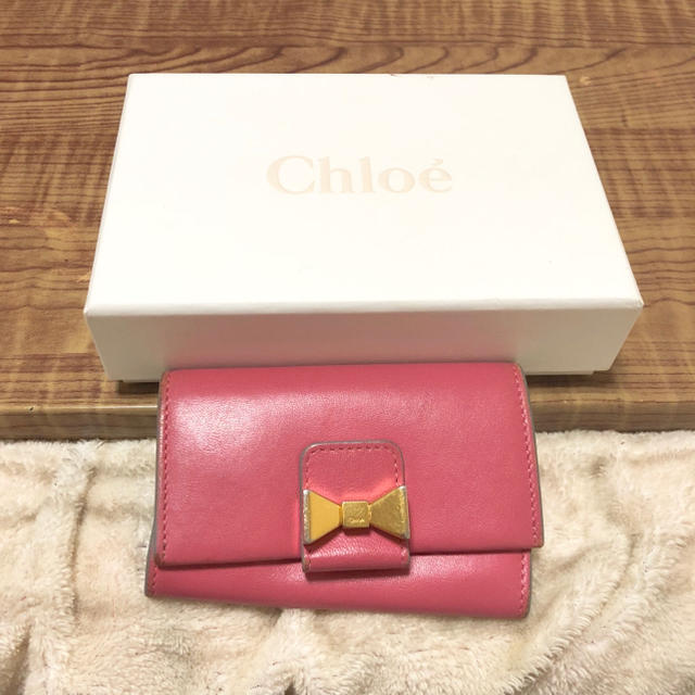 Chloe(クロエ)のクロエ*キーケース*リボン レディースのファッション小物(キーケース)の商品写真