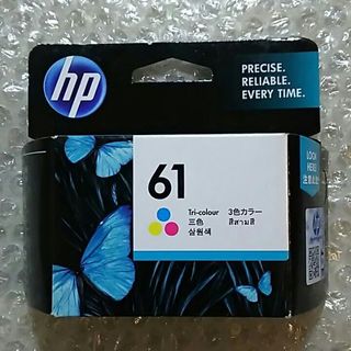 ヒューレットパッカード(HP)の[送料込み]hp61(3色カラーインク)CH562WA×1個 (期限超過)(PC周辺機器)