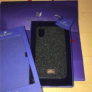 スワロフスキー(SWAROVSKI)のゆんさま専用☆SWAROVSKI✰携帯ケース  iPhoneX(iPhoneケース)