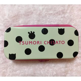 ツモリチサト(TSUMORI CHISATO)のツモリチサト ドット柄缶ケース(ペンケース/筆箱)