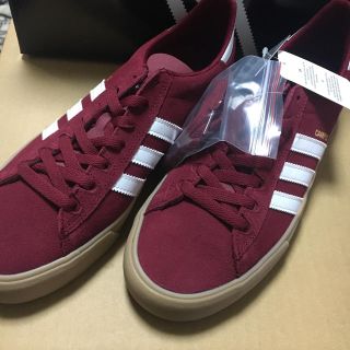 アディダス(adidas)のadidas campus サイズ27 ボルドー 新品(スニーカー)