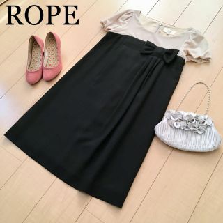 ロペ(ROPE’)のROPE classe ドッキングワンピース ドレス(ひざ丈ワンピース)