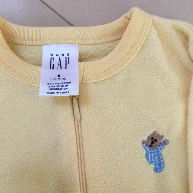 babyGAP(ベビーギャップ)のbaby gap☆スリーパーロンパース☺︎S キッズ/ベビー/マタニティのベビー服(~85cm)(カバーオール)の商品写真