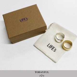 トゥデイフル(TODAYFUL)のトゥデイフル  wide brass ring(リング(指輪))