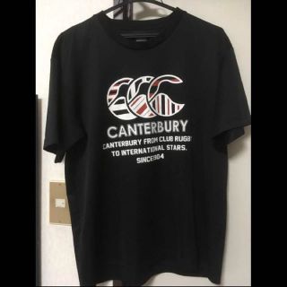 カンタベリー(CANTERBURY)のCANTERBURRY/メンズ/黒/半袖/Tシャツ/Lサイズ(その他)