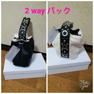 ザラ(ZARA)の新品　ザラ　早い者勝ち　ZARA 2 way テクスチャー入りハンドバッグ(ハンドバッグ)