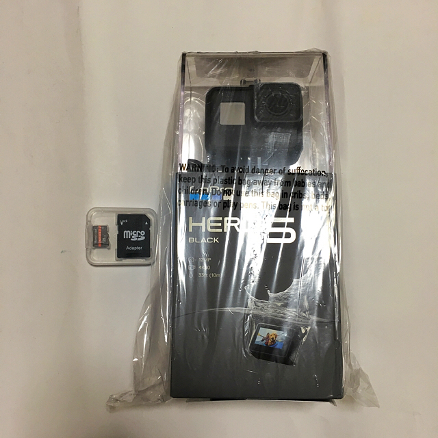 新品未開封 GoPro ゴープロ HERO5 Black SDカード付きのサムネイル