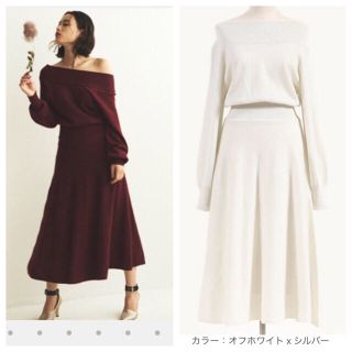 スナイデル(SNIDEL)の新品❤︎スナイデル❤︎ウールカシミヤニットワンピース(ロングワンピース/マキシワンピース)