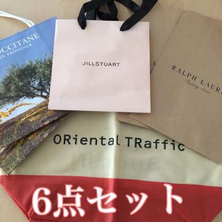 ロクシタン(L'OCCITANE)のショッパー❁﻿6点セット JILLSTUART、L'OCCITANE他(ショップ袋)