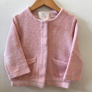 ザラキッズ(ZARA KIDS)のZARA  baby  ピンク カーディガン(カーディガン)