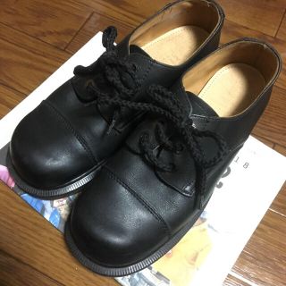 ドクターマーチン(Dr.Martens)の英国製 ドクターマーチン 3ホール UK4 ブラック 黒 23 ローファー(ローファー/革靴)