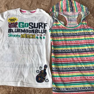 ブルームーンブルー(BLUE MOON BLUE)のBLUE MOON BLUE  セット　重ね着　フード付きノースリーブ　(Tシャツ(半袖/袖なし))