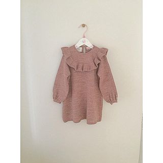 ザラキッズ(ZARA KIDS)のZARA baby☆ニットワンピース 2-3y(ワンピース)