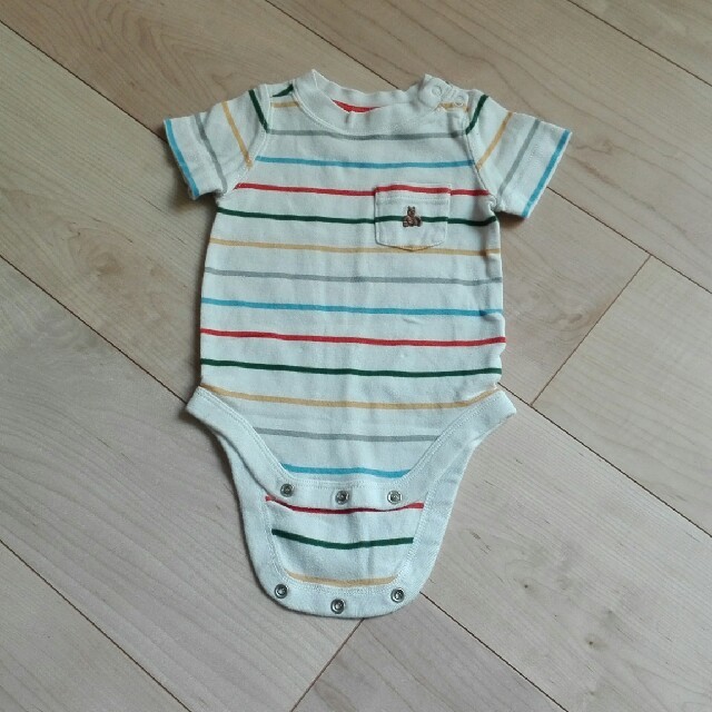 babyGAP(ベビーギャップ)の半袖ロンパース　baby GAP 60 キッズ/ベビー/マタニティのベビー服(~85cm)(ロンパース)の商品写真