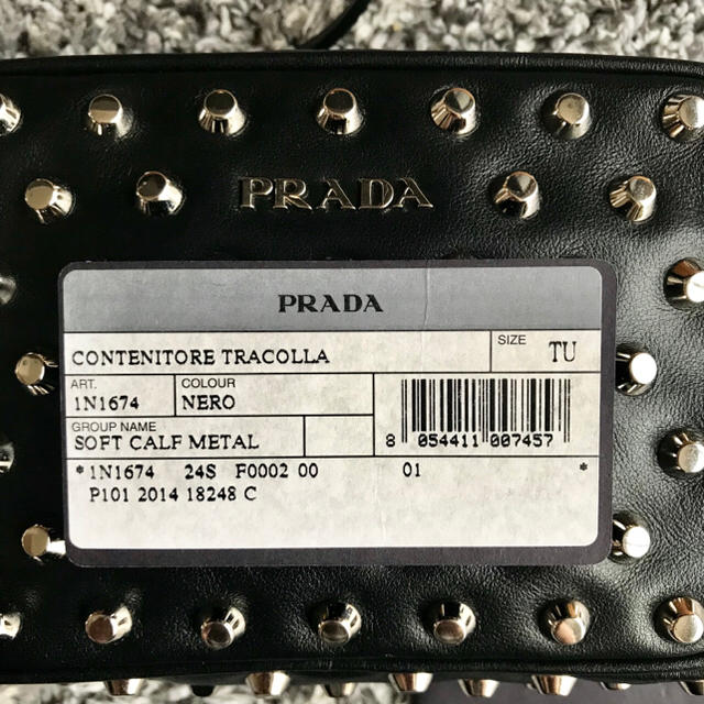 PRADA CONTENITORE TRACOLLA ショルダー 美品 PRADA CONTENITORE TRACOLLA ショルダー 美品