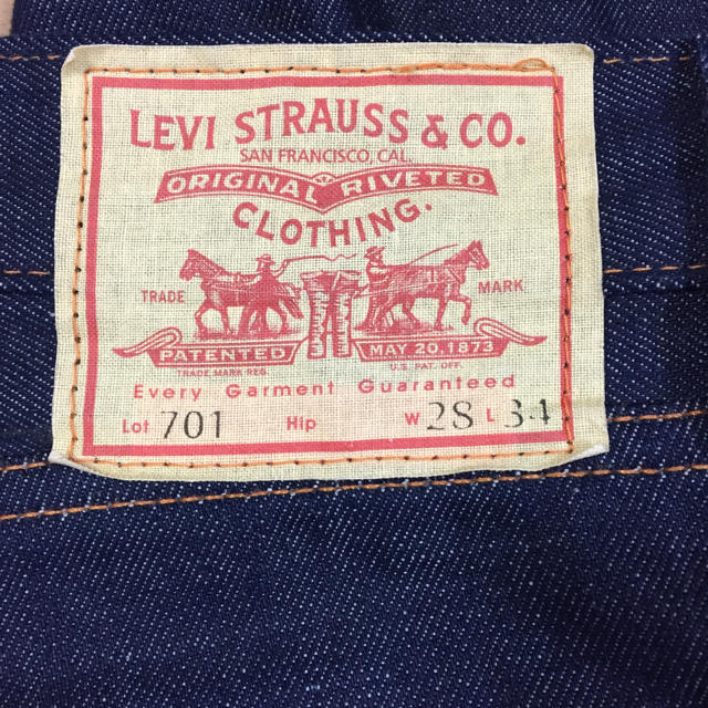 Levi's Vintage Clothing 1950's 701 レディースのパンツ(デニム/ジーンズ)の商品写真