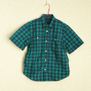 ギャップキッズ(GAP Kids)のかーこ様専用GAP(ギャップ)半袖チェックシャツ150cm(Tシャツ/カットソー)