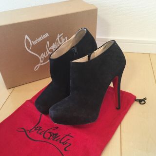 クリスチャンルブタン(Christian Louboutin)の美品❤️ ルブタン スエードショートブーツ 36(ブーツ)