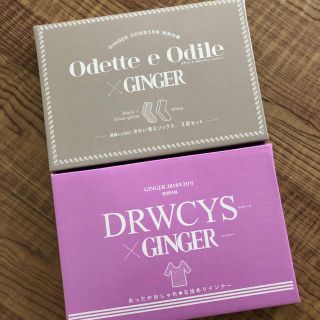 オデットエオディール(Odette e Odile)のGINGER 付録2つ 靴下2足セット&黒インナー(ソックス)