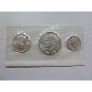 完未 アメリカ建国200年 記念銀貨　3種セット(貨幣)