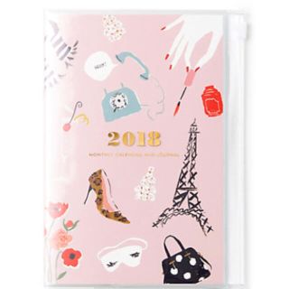 ケイトスペードニューヨーク(kate spade new york)の【こざる様専用】ケイトスペード2018年スケジュール帳(カレンダー/スケジュール)