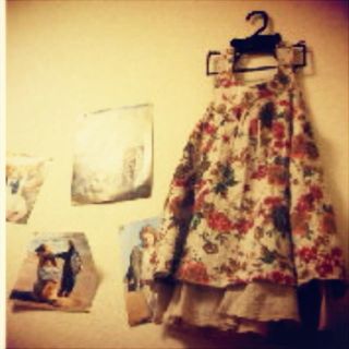 ワンダーロケット(WONDER ROCKET)のWonder Rocket 花柄ワンピ(ミニワンピース)