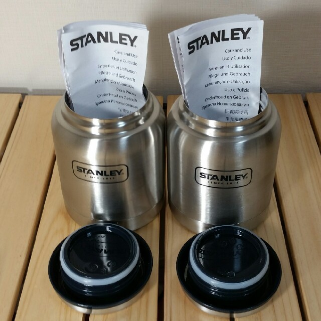 Stanley(スタンレー)の■新品　未使用■2個セット■スタンレー　真空フードジャー　0.41L シルバー スポーツ/アウトドアのアウトドア(食器)の商品写真