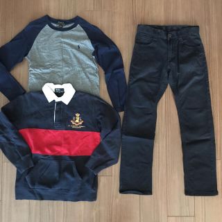 ラルフローレン(Ralph Lauren)のラルフローレンシャツ2枚&EDWINパンツ150㎝(Tシャツ/カットソー)