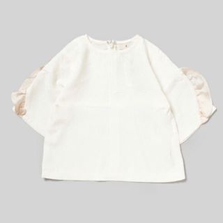 プティマイン(petit main)の専用♡プティマイン新品未開封袖フリルプルオーバー120(Tシャツ/カットソー)